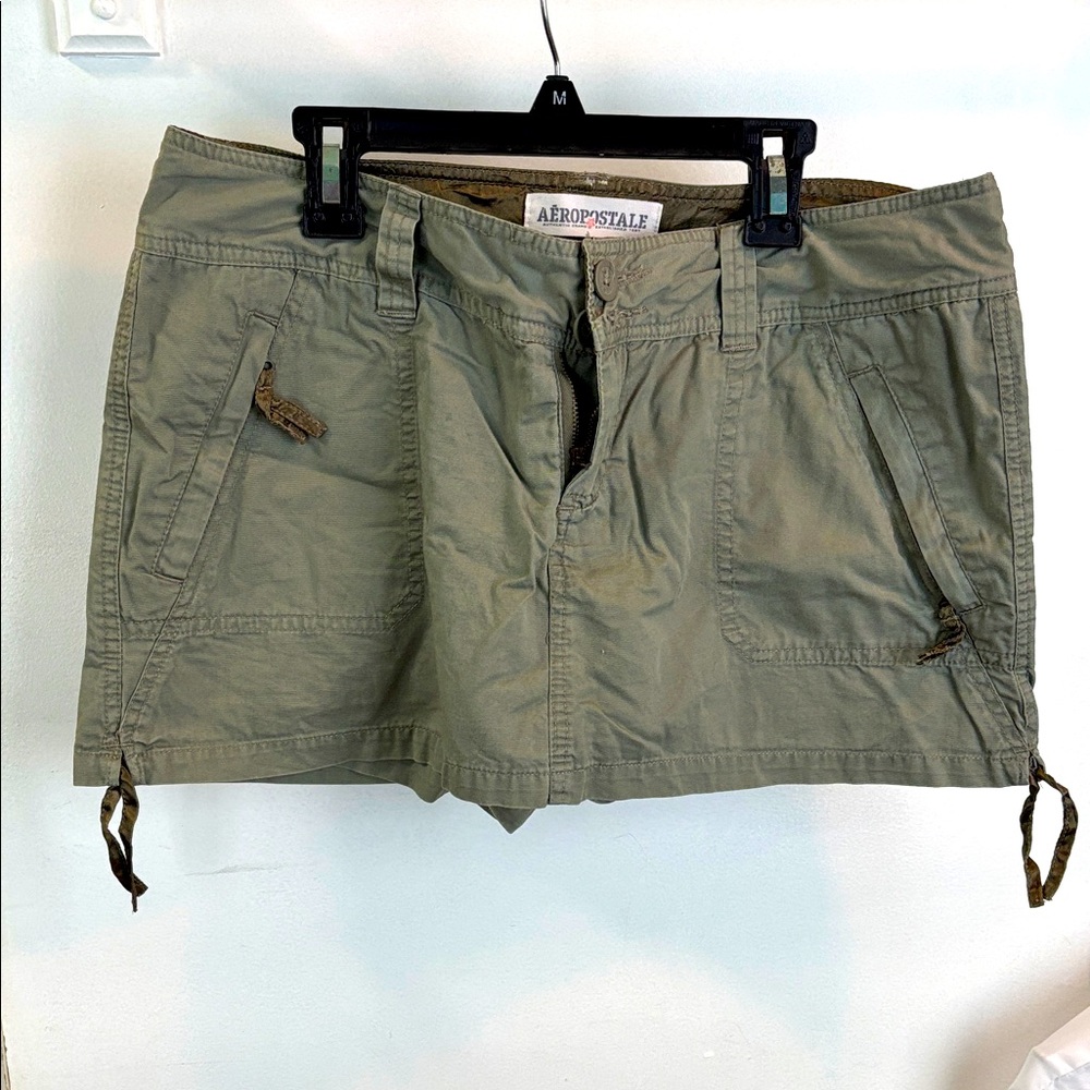 Aeropostale Khaki Cargo Skirt